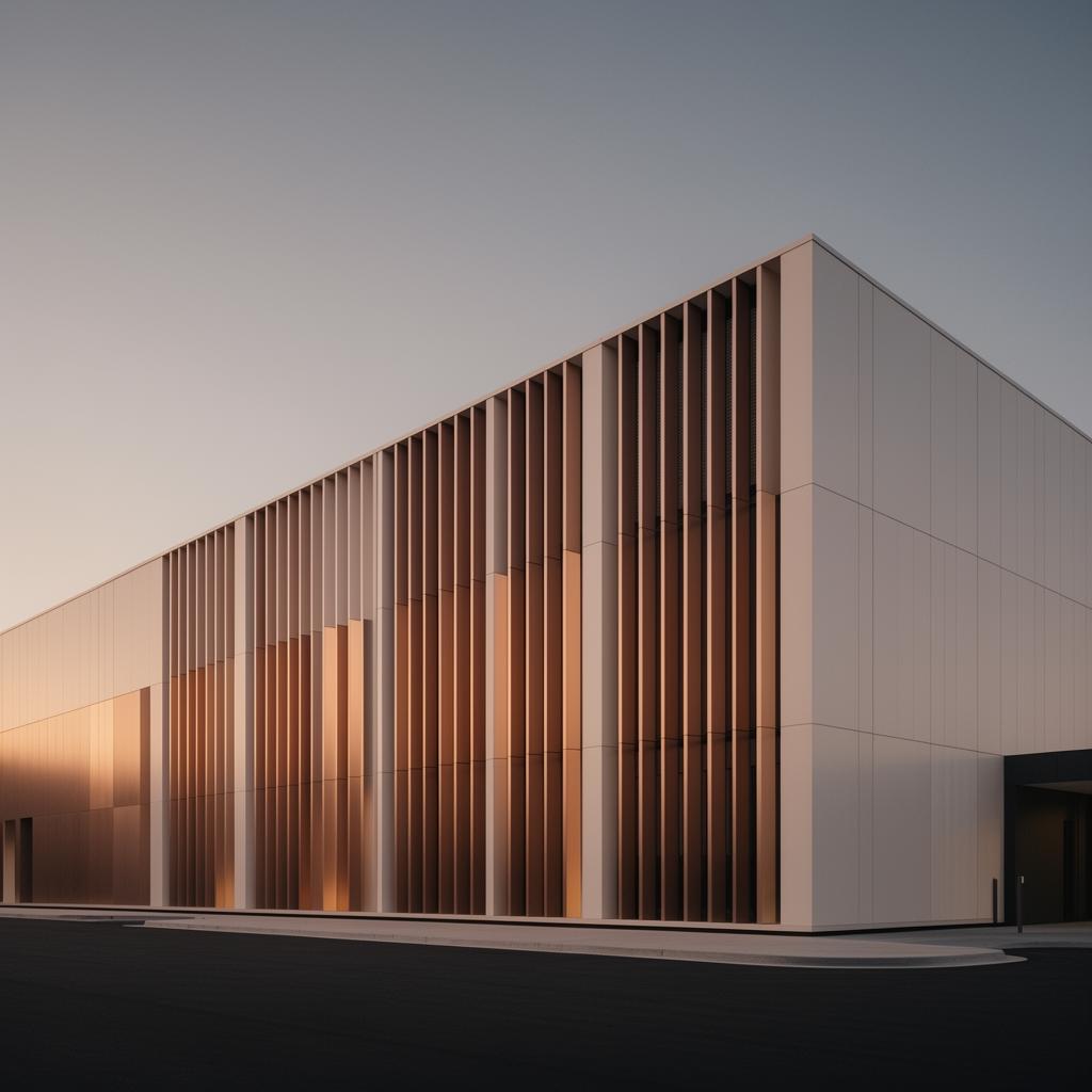 Modern data centre exterior